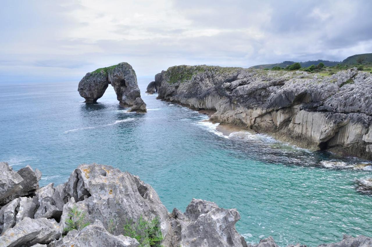 Casa Rural Las Fraguas Llanes, Gulpiyuri, Bufones Bagian luar foto